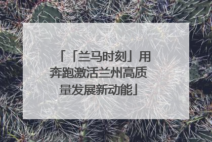 「兰马时刻」用奔跑激活兰州高质量发展新动能