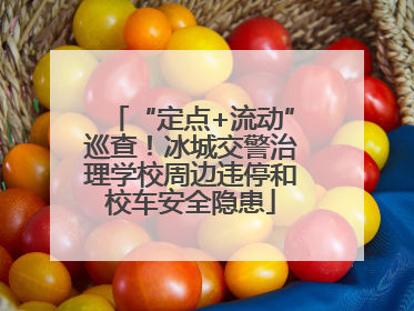 “定点+流动”巡查！冰城交警治理学校周边违停和校车安全隐患