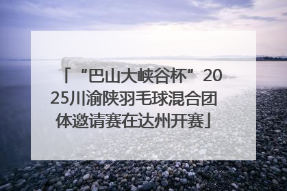 “巴山大峡谷杯”2025川渝陕羽毛球混合团体邀请赛在达州开赛