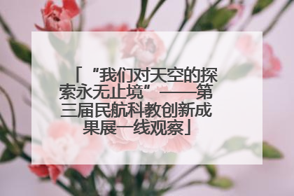 “我们对天空的探索永无止境”——第三届民航科教创新成果展一线观察