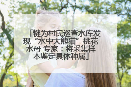 犍为村民巡查水库发现“水中大熊猫”桃花水母 专家：将采集样本鉴定具体种属