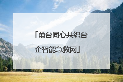 甬台同心共织台企智能急救网