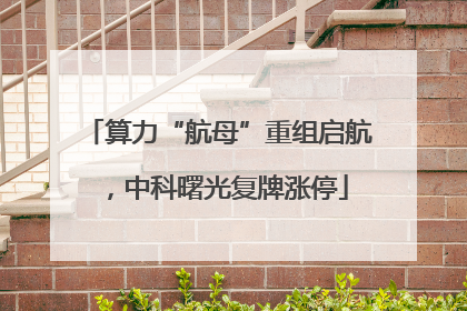算力“航母”重组启航，中科曙光复牌涨停