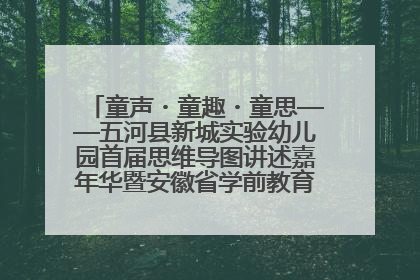 童声・童趣・童思——五河县新城实验幼儿园首届思维导图讲述嘉年华暨安徽省学前教育教研基地园项目阶段性成果展示活动