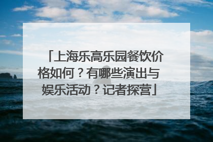 上海乐高乐园餐饮价格如何？有哪些演出与娱乐活动？记者探营