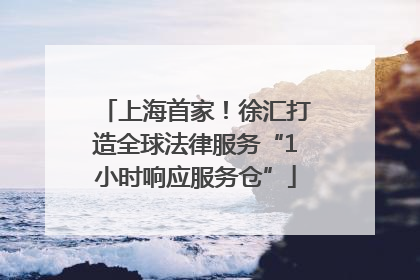 上海首家！徐汇打造全球法律服务“1小时响应服务仓”