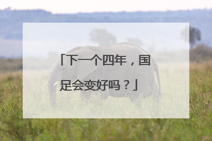 下一个四年，国足会变好吗？
