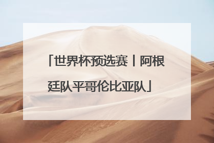 世界杯预选赛丨阿根廷队平哥伦比亚队