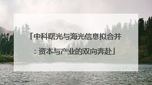 中科曙光与海光信息拟合并：资本与产业的双向奔赴