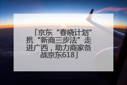 京东“春晓计划”携“新商三步法”走进广西，助力商家备战京东618