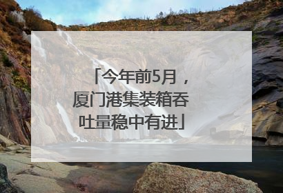 今年前5月，厦门港集装箱吞吐量稳中有进