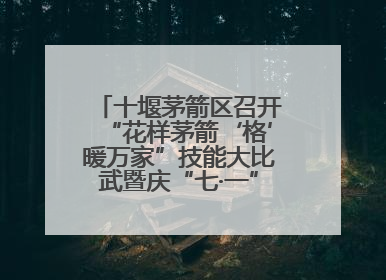 十堰茅箭区召开“花样茅箭‘格’暖万家”技能大比武暨庆“七·一”汇演活动