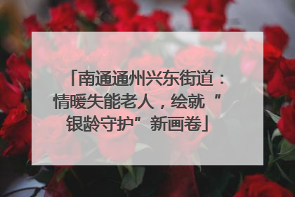 南通通州兴东街道：情暖失能老人，绘就“银龄守护”新画卷