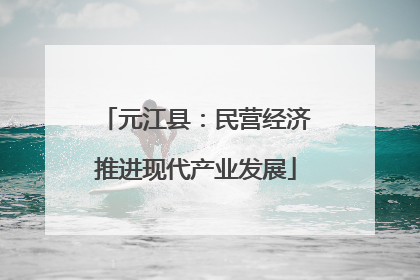 元江县：民营经济推进现代产业发展