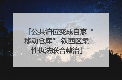 公共泊位变成自家“移动仓库” 铁西区柔性执法联合整治