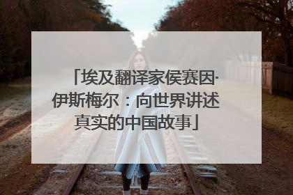 埃及翻译家侯赛因·伊斯梅尔：向世界讲述真实的中国故事