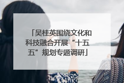 吴桂英围绕文化和科技融合开展“十五五”规划专题调研
