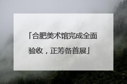 合肥美术馆完成全面验收，正筹备首展
