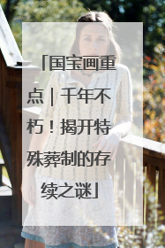 国宝画重点｜千年不朽！揭开特殊葬制的存续之谜