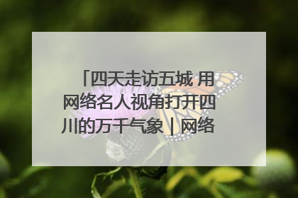 四天走访五城 用网络名人视角打开四川的万千气象｜网络名人四川行