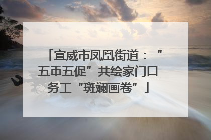 宣威市凤凰街道：“五重五促”共绘家门口务工“斑斓画卷”
