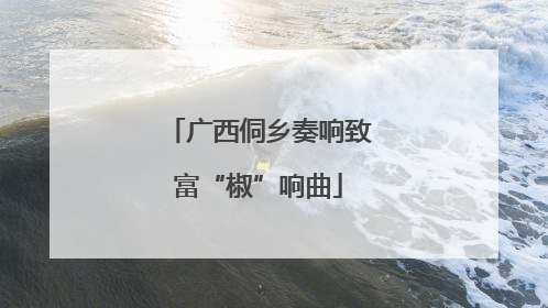 广西侗乡奏响致富“椒”响曲