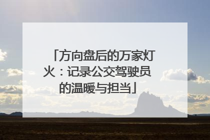方向盘后的万家灯火：记录公交驾驶员的温暖与担当