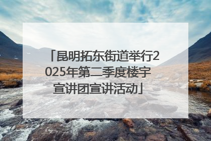 昆明拓东街道举行2025年第二季度楼宇宣讲团宣讲活动
