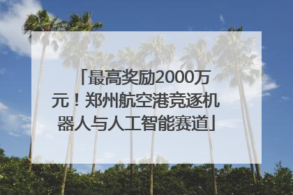 最高奖励2000万元！郑州航空港竞逐机器人与人工智能赛道