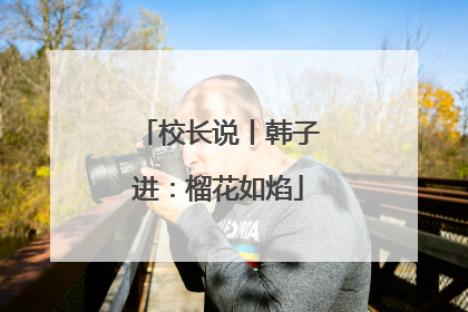 校长说丨韩子进：榴花如焰