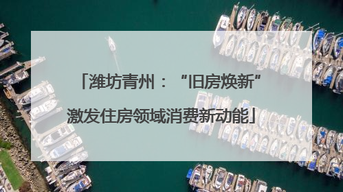 潍坊青州：“旧房焕新”激发住房领域消费新动能