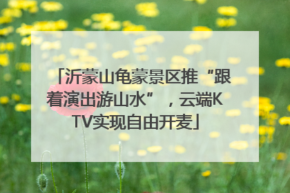 沂蒙山龟蒙景区推“跟着演出游山水”，云端KTV实现自由开麦