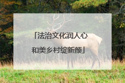 法治文化润人心 和美乡村绽新颜