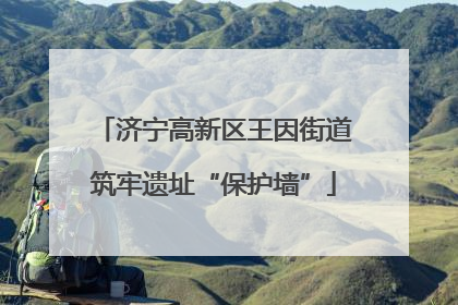 济宁高新区王因街道筑牢遗址“保护墙”