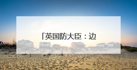 英国防大臣：边境“已经失控”