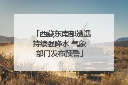 西藏东南部遭遇持续强降水 气象部门发布预警