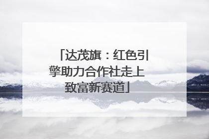 达茂旗：红色引擎助力合作社走上致富新赛道