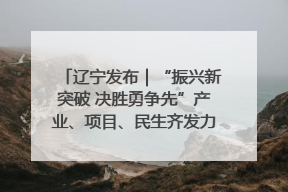 辽宁发布｜“振兴新突破 决胜勇争先”产业、项目、民生齐发力 葫芦岛按下决胜之年“加速键”