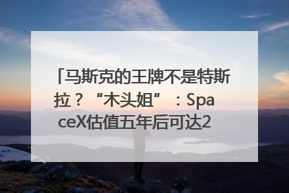 马斯克的王牌不是特斯拉？“木头姐”：SpaceX估值五年后可达2.5万亿美元！