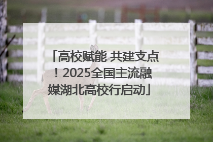 高校赋能 共建支点！2025全国主流融媒湖北高校行启动