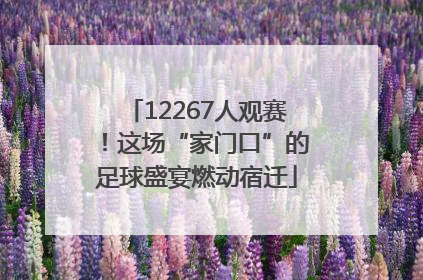 12267人观赛！这场“家门口”的足球盛宴燃动宿迁