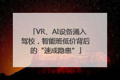 VR、AI设备涌入驾校，智能班低价背后的“速成隐患”