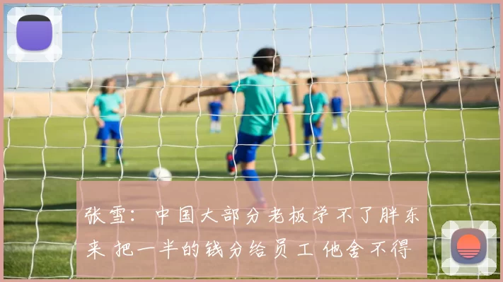 张雪：中国大部分老板学不了胖东来 把一半的钱分给员工 他舍不得