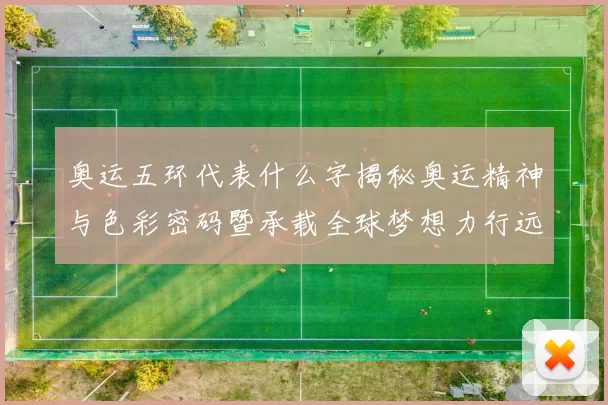 奥运五环代表什么字揭秘奥运精神与色彩密码暨承载全球梦想力行远